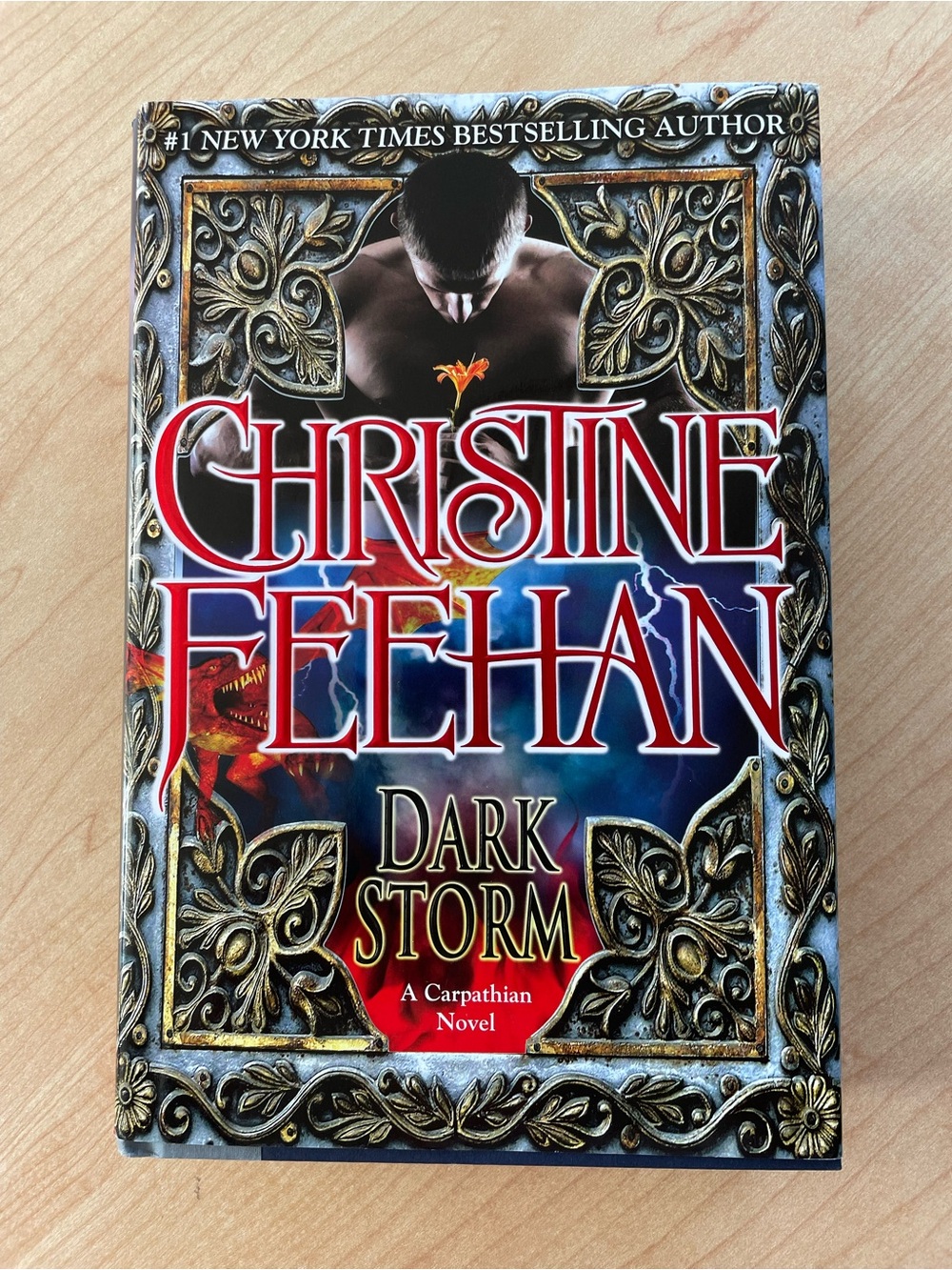 4/$20📚Christine Feehan "Dark Storm" Hardcover